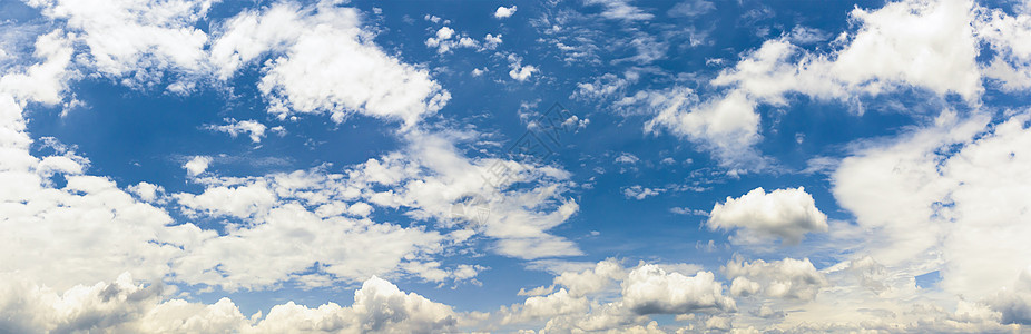 美丽的柔软的白云与蓝天云景气候阳光全景天堂天空风景空气气氛环境图片