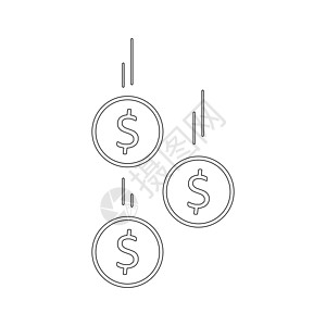 金币掉下来了市场金子技术硬币黑色经济金融办公室收益利润图片