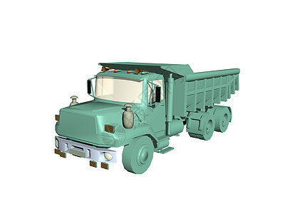 载货货运区重型卡车柴油机驾驶室工地装载垃圾车运输金属背景图片