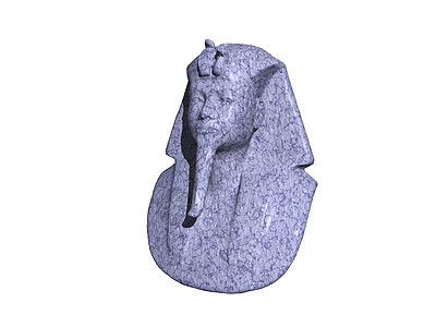 埃及法老的埃及死亡面具胡须博物馆花岗岩艺术品石头宗教传统展览图片