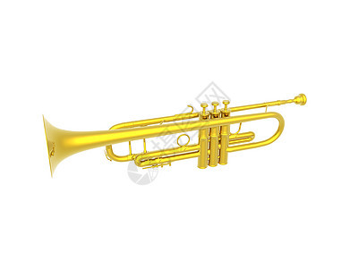 做音乐的黄金号角笔记黄铜喇叭钥匙音乐会乐器喉舌背景图片