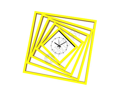 由扭曲框架制成的金圆钟时代讯息金属草稿图片