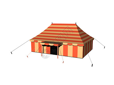 带绳子的彩色马戏团帐篷住宿戒指屋面电线入口保护条纹乐趣天气紧张图片