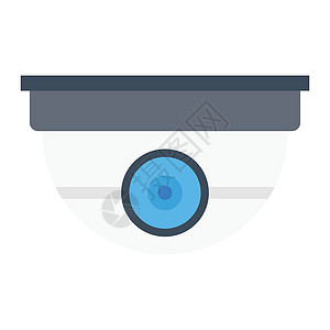 照相机插图警卫视台视频技术安全圆形监视控制警告图片