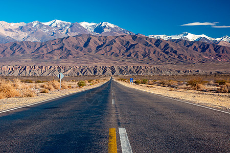 阿根廷北部的风景道路图片
