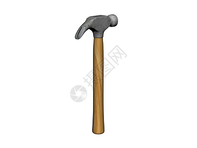 木匠的锤子作为一种实用工具工艺锤击钉子木头看门人金属背景