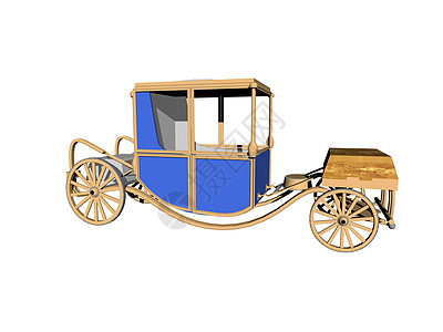 带行李的彩色皇家载客车运输车辆脚步童话驾驶漫画车轮马车旅行窗帘图片
