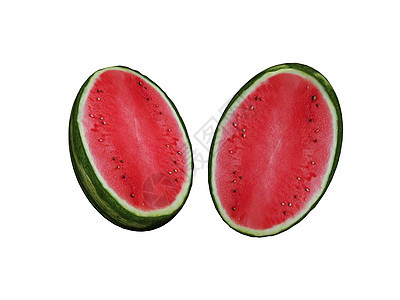 夏天的西瓜很好吃蜜瓜食物绿色红色维生素水果内核茶点图片