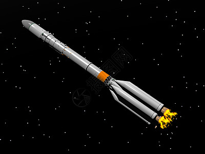 发射时携带助推器的航天火箭力学金属技术旅居飞船发射台基地运输星舰图片