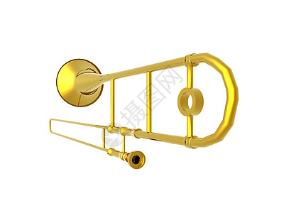 配有阀门的金金色长龙黄铜乐器音乐钥匙音乐会喇叭长号喉舌笔记图片