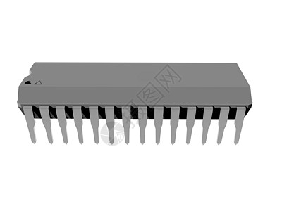用金属脚作为触碰的集成电路插头电器灰色陶瓷积木处理存储电子数据控制图片