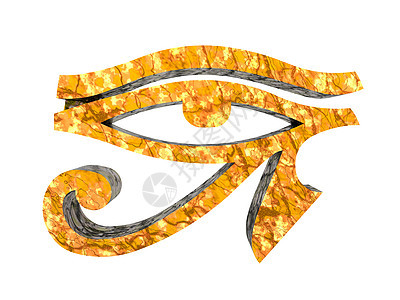 埃及神之眼象形象像体象形眼睛文字背景图片