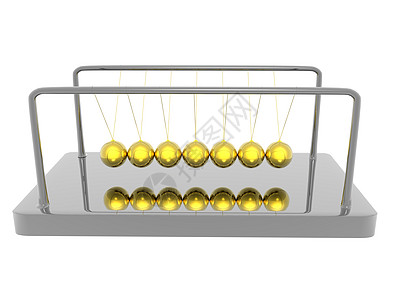 牛顿球作为钟摆金属玩具噼啪钢球动量传递守恒图片