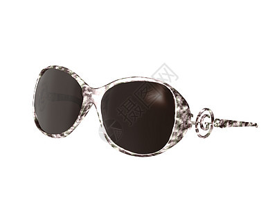 设计设计费昂贵的太阳墨镜棕色眼镜金属视觉衣服防护眼镜辅助太阳镜图片