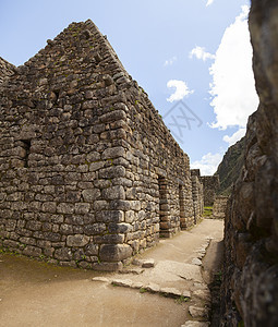 秘鲁建筑的建筑和详情废墟房屋石头建筑学山脉历史性班巴住宅邻里旅行图片