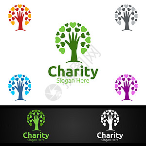 帮助慈善基金会自愿教会或慈善捐赠的创意标志翅膀幼儿园关爱社区孩子们保健男人热情志愿者感情图片