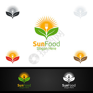 太阳食品餐厅路标图片
