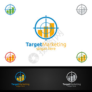 目标营销财务顾问Logo设计商业技术金融身份图表成功漏斗销售量电子商务统计图片