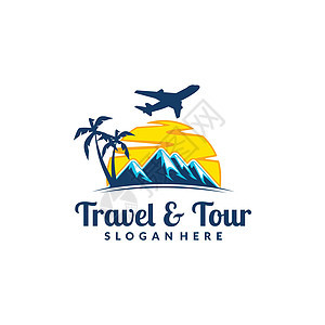 山区 自然 绿色 景观 太阳 生态 卢戈设计旅游横幅邮票插图远足娱乐贴纸冒险旅行运动图片