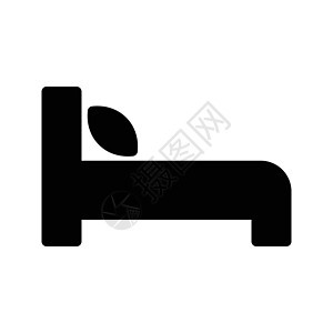 酒店卧室床垫医院汽车家具旅行房间旅馆睡觉枕头图片