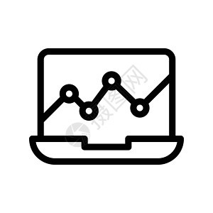 图表图电脑报告统计标识信息生长屏幕插图笔记本营销背景图片