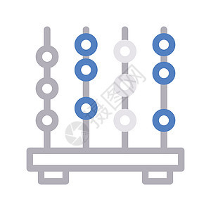 计算数据教育计算器算术学习插图商业玩具统计工具背景图片