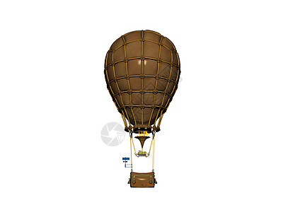 热气气球 天上搭载乘客篮子飞行热气球煤气灶沙袋火焰绳索图片