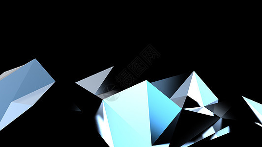 天蓝色抽象现代水晶背景 墙纸的多边形 线条 三角形图案形状 插图低聚 多边形设计 未来派 网络 网络概念艺术马赛克技术石头蓝色商背景图片