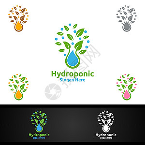 配有绿色花园环境或植物农业设计的水水蓄水园艺人Logo灌木丛滚筒寝具锁孔风格杂草盆栽石头小屋标识图片