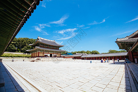 南韩首尔韩国文化佛教徒游客王朝旅游建筑历史性花园历史吸引力图片