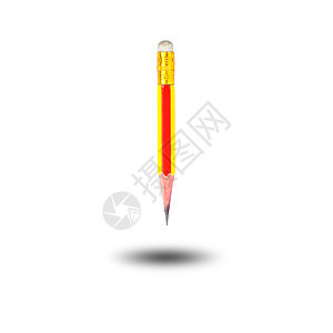 短木铅笔白色木头红色大学备案工具工作橡皮黑色秘书图片