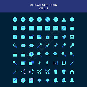 uidget 图标设置平板样式设计第1卷图片
