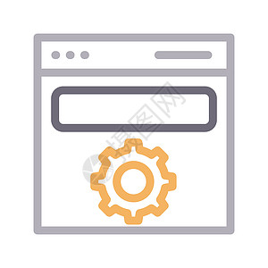 浏览器配置按钮电脑插图商业环境网络工具技术网页背景图片