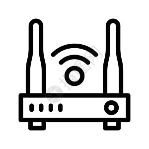 路由器宽带插图互联网天线网络信号上网电脑网关技术图片