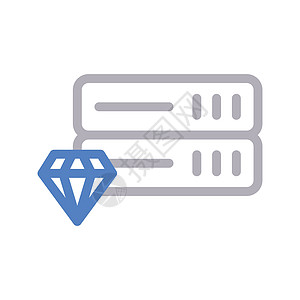 数据库商业技术电脑网络水晶插图钻石公司宝石数据中心图片
