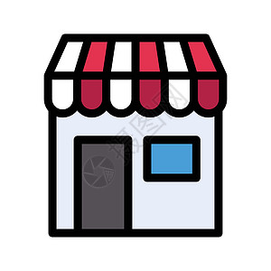 存储商店建筑学商业店面城市市场网络零售窗户精品插图图片