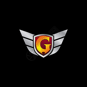 Auto Guard 字母 G图标 Logo 设计概念模板图片