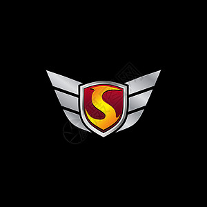 Auto guard 字母S 图标 Logo 设计概念模板图片