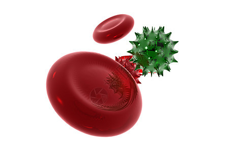 含有红血细胞和病毒的血液容器血细胞氧气活力红细胞病菌运输血管静脉图片