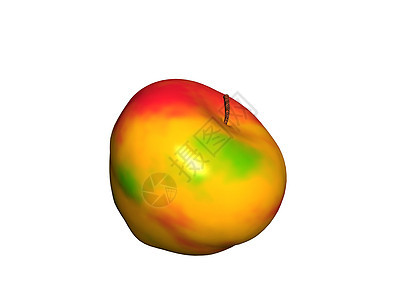 红色黄黄多汁苹果矿物质黄色维生素绿色水果营养素背景图片