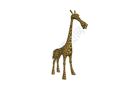 来自非洲的长脖子卡通长颈鹿尾巴长颈玩具图案雕塑卡通片漫画长腿艺术图片
