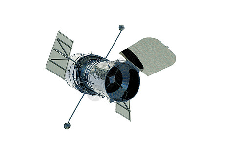 哈勃空间望远镜在空间盘旋望远镜镜子旅行天文学太空卫星观星图片