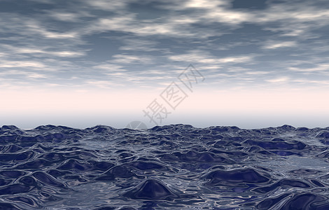 地表紧张的水池和水滴波纹蓝色海洋液体波浪荒野图片