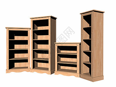 客厅的木制壁架架子壁架棕色盒子橱柜家具贮存背景图片