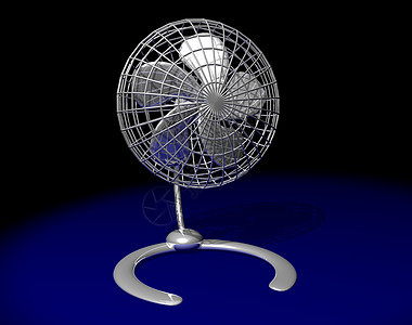 炎热天气的茶点表格风扇童话风力机扇子空气鼓风机螺旋桨图片