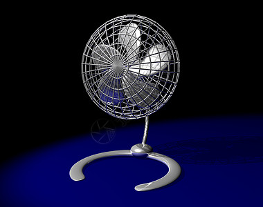 炎热天气的茶点表格风扇扇子风力机空气童话鼓风机螺旋桨背景图片