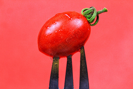 樱桃番茄刺在叉子上排毒营养浆果产品蔬菜有机食品美食食欲健康饮食饮食图片