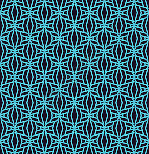 矢量无缝模式 现代时尚线性线性纹理 重复装饰菱形编织窗饰蓝色平铺包装打印地毯装饰品背景图片