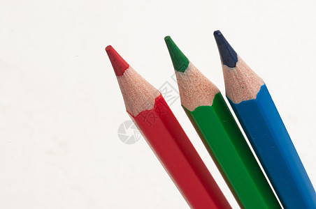 红 绿和蓝铅笔图片