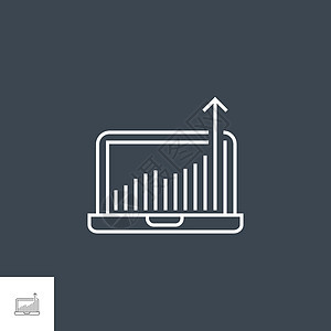 增长交通线图标组织生长互联网速度电脑网络插图白色技术成功图片
